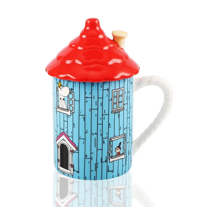 Anime Merchandise Mugs - 401-500ml M-Moomins House Ceramic Mug Anime
