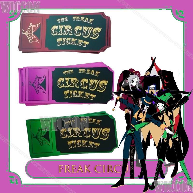 Freak Circus Ticket Card Red G - огляд і ціна Anime Merchandise In Japanese