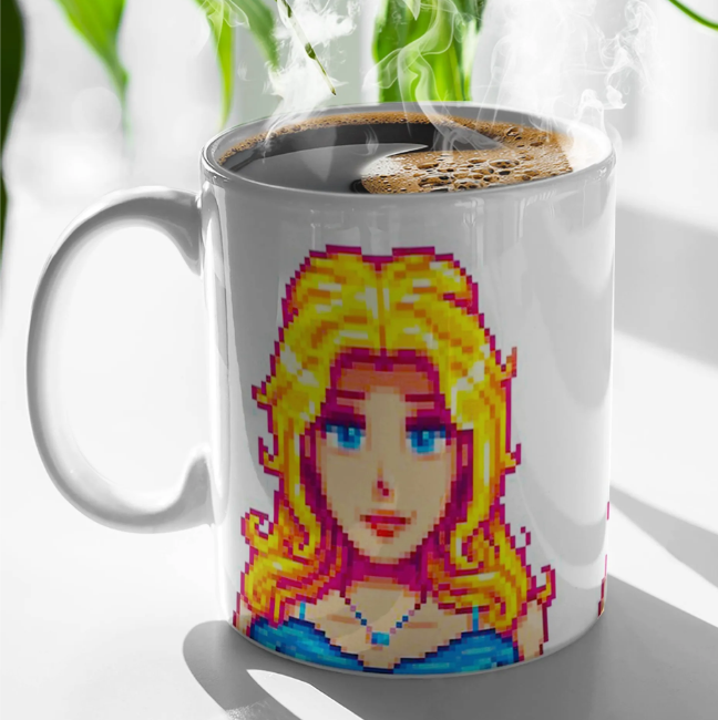 Stardew Valley Villager Pixel  - огляд і ціна Anime Merchandise Mugs