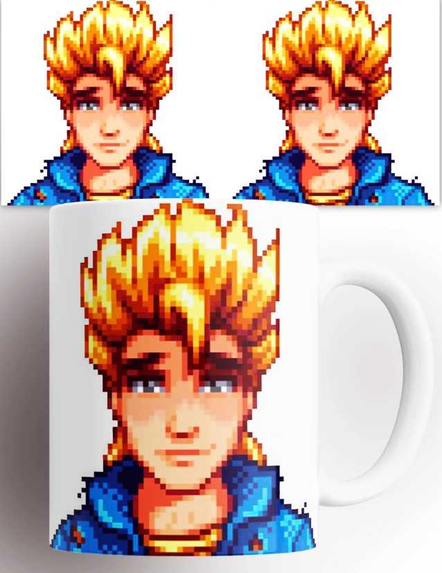 Stardew Valley Villager Pixel  - огляд і ціна Anime Merchandise Mugs